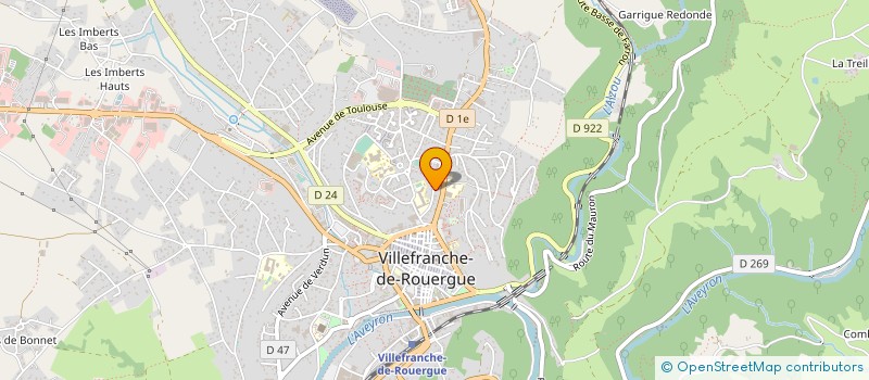 localisation de l'entreprise LYCEE PROFESSIONNEL RAYMOND SAVIGNAC à VILLEFRANCHE-DE-ROUERGUE
