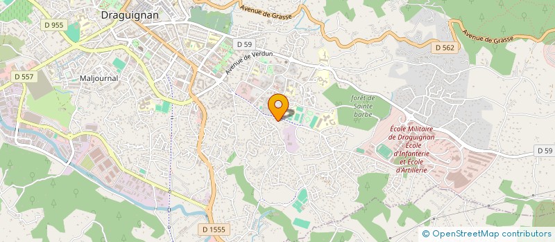 localisation de l'entreprise LYCEE PROFESSIONNEL REGIONAL LEON BLUM à DRAGUIGNAN