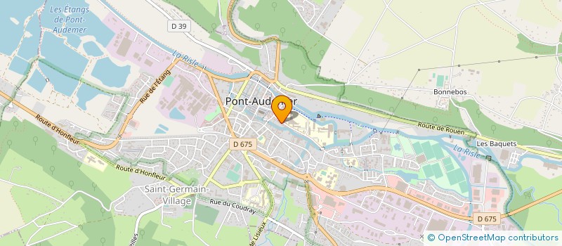localisation de l'entreprise LYCEE PROFESSIONNEL RISLE-SEINE - LYCEE DES METIERS DE LA MAINTENANCE ET DES SERVICES à PONT-AUDEMER