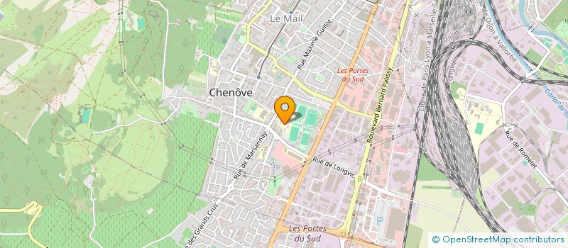 localisation de l'entreprise LYCEE PROFESSIONNEL ROLAND CARRAZ  CHENOVE