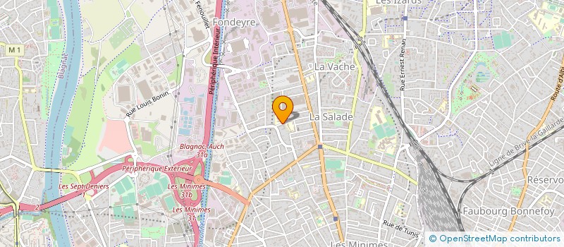 localisation de l'entreprise LYCEE PROFESSIONNEL ROLAND GARROS à TOULOUSE