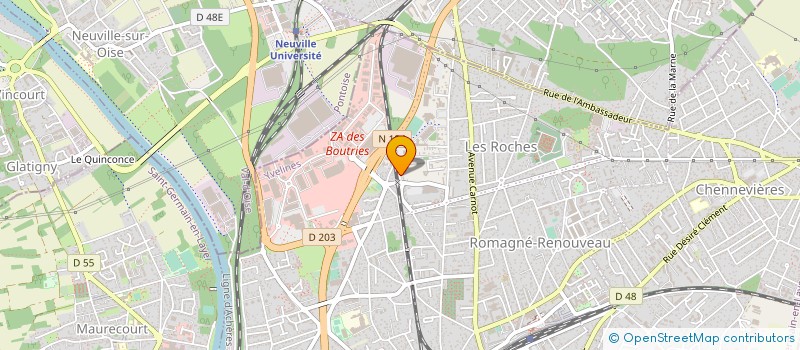 localisation de l'entreprise LYCEE PROFESSIONNEL SIMONE WEIL  CONFLANS-SAINTE-HONORINE