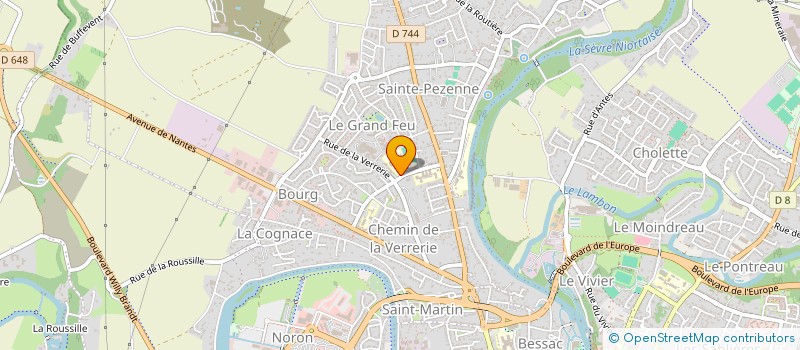 localisation de l'entreprise LYCEE PROFESSIONNEL THOMAS JEAN MAIN à NIORT