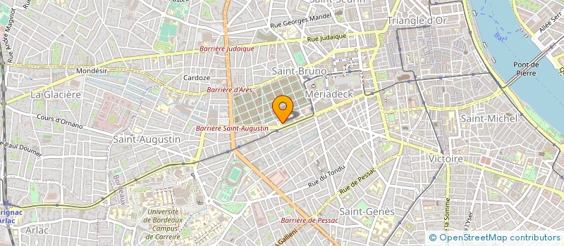localisation de l'entreprise LYCEE PROFESSIONNEL TOULOUSE LAUTREC à BORDEAUX