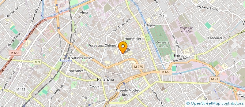 localisation de l'entreprise LYCEE PROFESSIONNEL TURGOT à ROUBAIX
