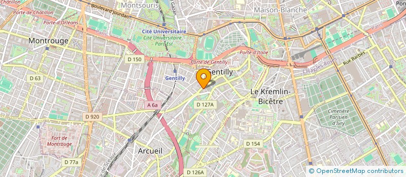 localisation de l'entreprise LYCEE PROFESSIONNEL VAL DE BIEVRE à GENTILLY