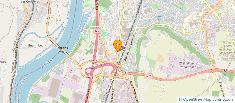localisation de l'entreprise LYCEE PROFESSIONNEL VICTOR HUGO à VALENCE