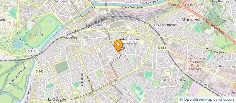 localisation de l'entreprise LYCEE PROFESSIONNEL VICTOR LEPINE  CAEN