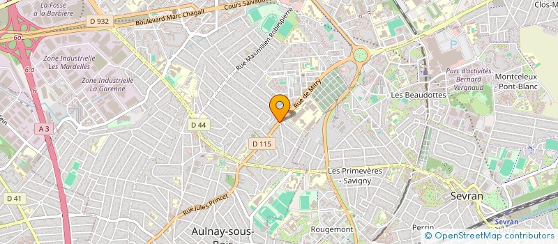 localisation de l'entreprise LYCEE PROFESSIONNEL VOILLAUME à AULNAY SOUS BOIS