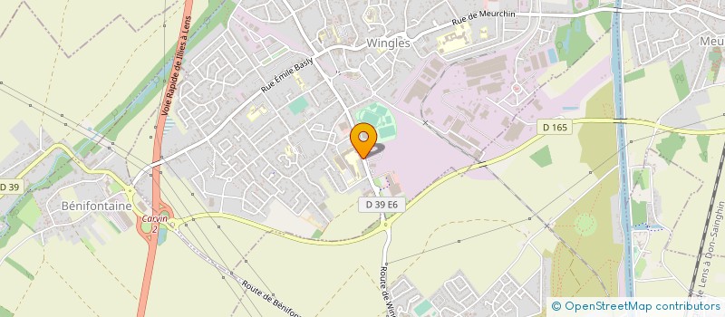 localisation de l'entreprise LYCEE PROFESSIONNEL VOLTAIRE à WINGLES