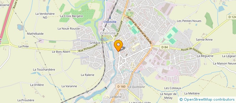 localisation de l'entreprise LYCEE ROBERT D'ARBRISSEL à CHEMILLE-EN-ANJOU