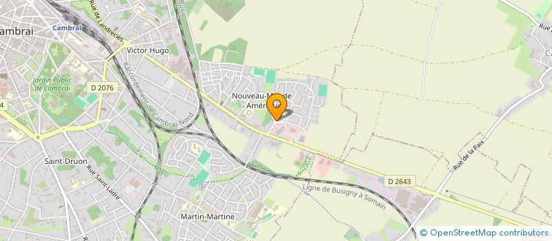 localisation de l'entreprise LYCEE TECHNIQUE PRIVE DU CAMBRESIS à CAMBRAI