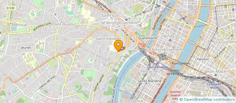 localisation de l'entreprise LYCEE TECHNIQUE PRIVE ICOF  LYON