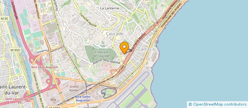 localisation de l'entreprise LYCEE TECHNIQUE REGIONAL LES EUCALYPTUS à NICE