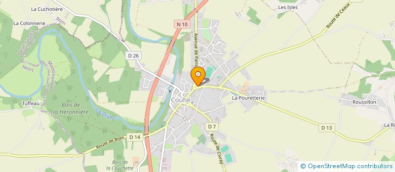 localisation de l'entreprise LYCEE TECHNO ODILE PASQUIER à VALENCE-EN-POITOU