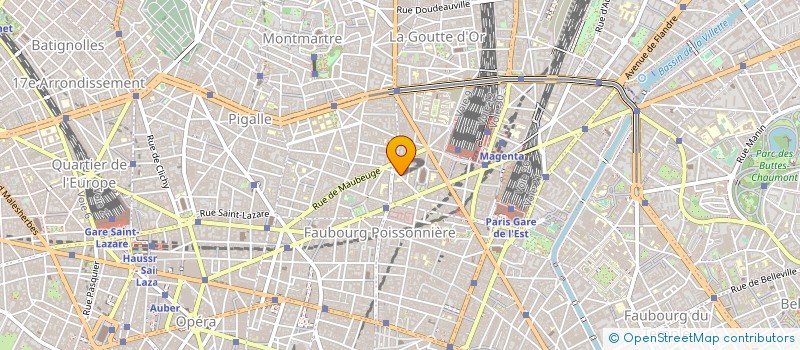 localisation de l'entreprise LYCEE TECHNOLOGIQUE JULES SIEGFRIED à PARIS