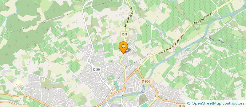 localisation de l'entreprise LYCEE VAL DE DURANCE-HENRI SILVY  PERTUIS