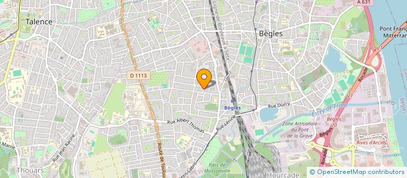 localisation de l'entreprise LYCEEN ET CINEMA  BEGLES