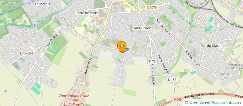 localisation de l'entreprise LYCEENS EN TOUTES LETTRES - LIBRES PAR LES LIVRES  CAMBRAI