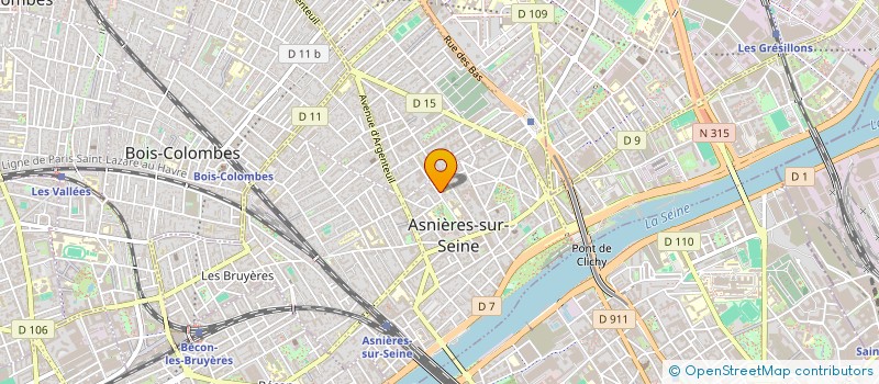 localisation de l'entreprise LYCHA INVEST  ASNIERES-SUR-SEINE