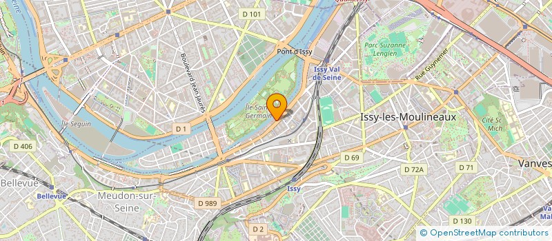 localisation de l'entreprise LYCIA à ISSY-LES-MOULINEAUX
