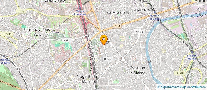 localisation de l'entreprise LYCYSI à LE PERREUX SUR MARNE