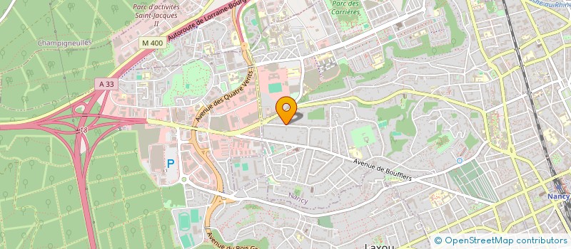 localisation de l'entreprise LYD  NANCY