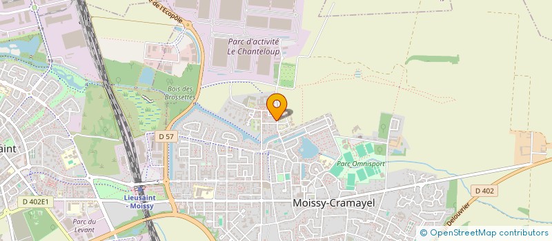 localisation de l'entreprise LYD IMMO à MOISSY-CRAMAYEL