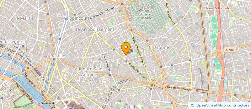 localisation de l'entreprise LYDA à PARIS