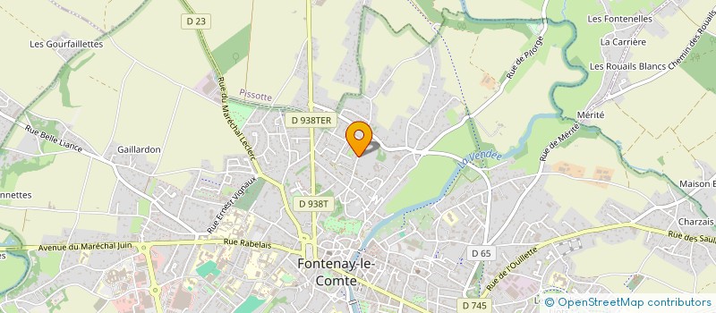 localisation de l'entreprise LYDA IMMO  FONTENAY-LE-COMTE