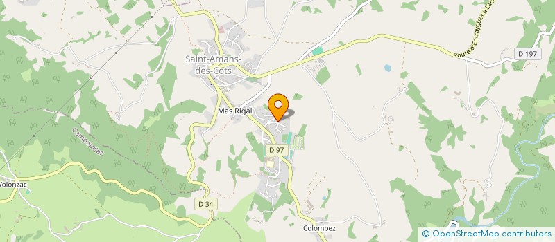 localisation de l'entreprise LYDALEX ENERGY  SAINT-AMANS-DES-COTS