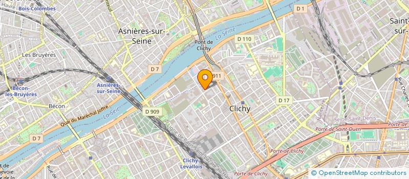 localisation de l'entreprise LYDALO à CLICHY
