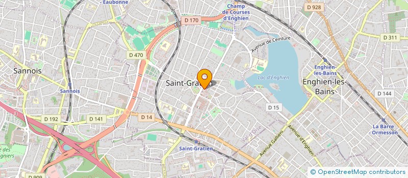 localisation de l'entreprise LYDCOM à SAINT-GRATIEN