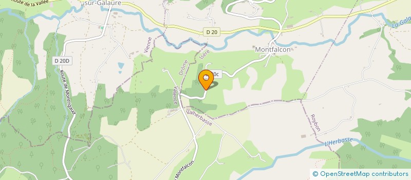 localisation de l'entreprise LYDEN  MONTFALCON