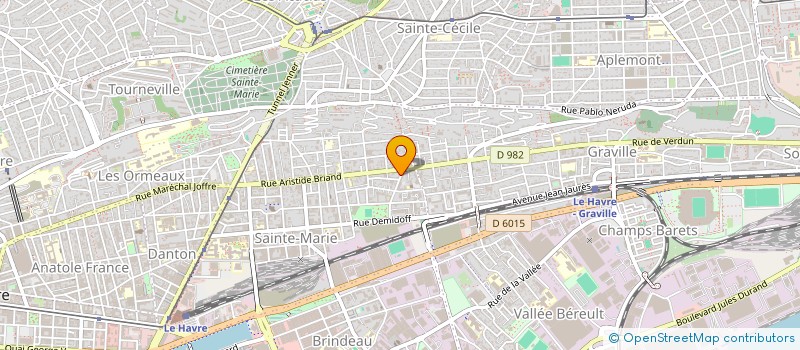 localisation de l'entreprise LYDER MASSILLON 5 à LE HAVRE