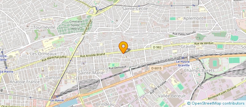 localisation de l'entreprise LYDER TERNON 5 à LE HAVRE