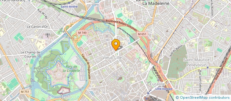 localisation de l'entreprise LYDERIQ à LILLE