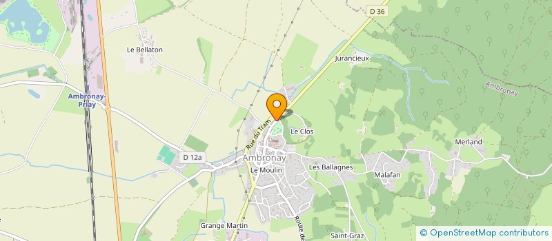 localisation de l'entreprise LYDEX  AMBRONAY