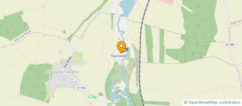 localisation de l'entreprise LYDI  CHAUSSOY-EPAGNY