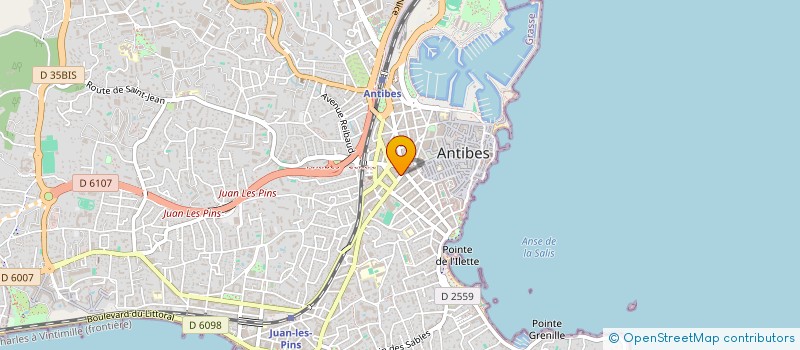 localisation de l'entreprise LYDIA à ANTIBES