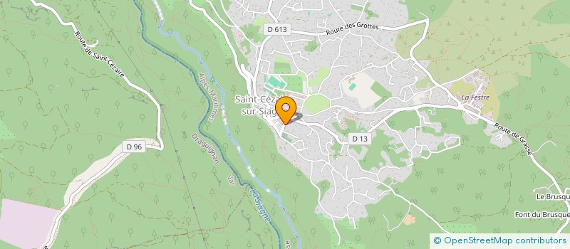 localisation de l'entreprise LYDIA à SAINT-CEZAIRE-SUR-SIAGNE