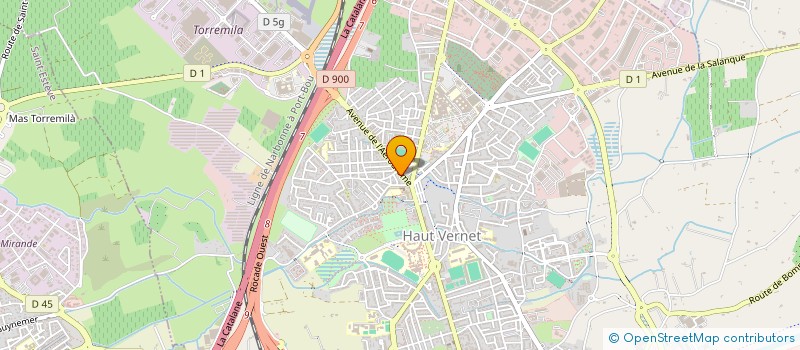 localisation de l'entreprise LYDIA ASTRUC  PERPIGNAN