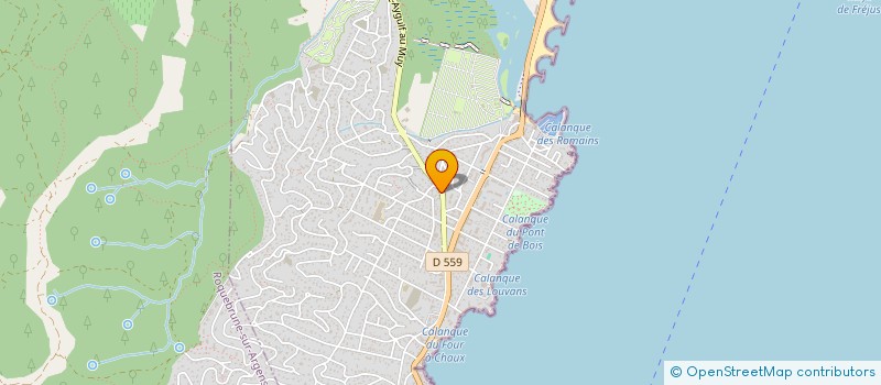 localisation de l'entreprise LYDIA BRODERIE à FREJUS