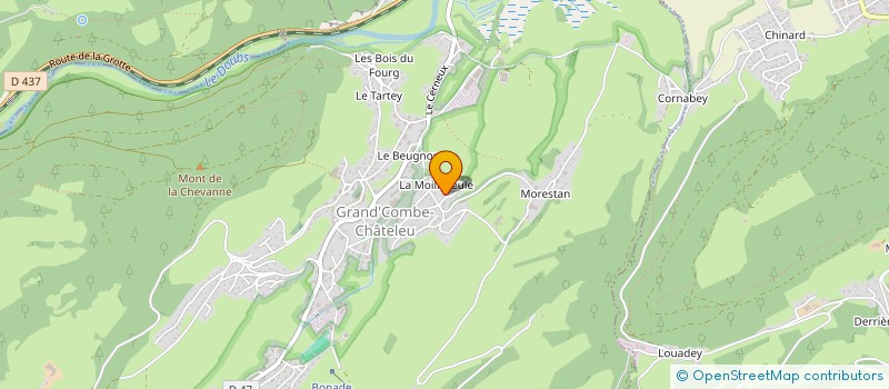 localisation de l'entreprise LYDIA JOUET  BESANCON