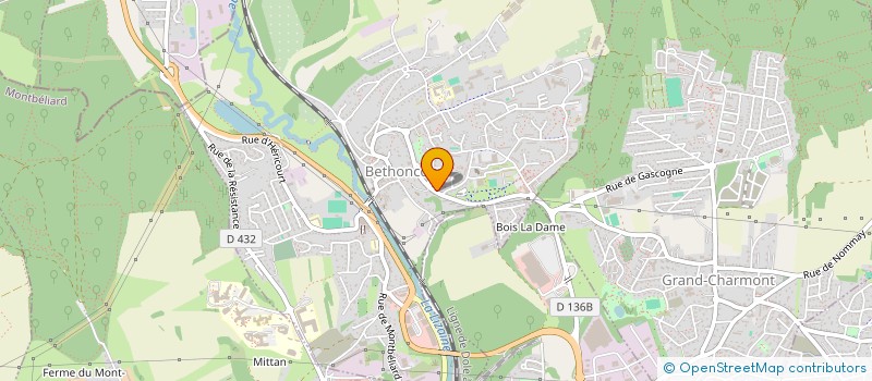 localisation de l'entreprise LYDIE  BETHONCOURT