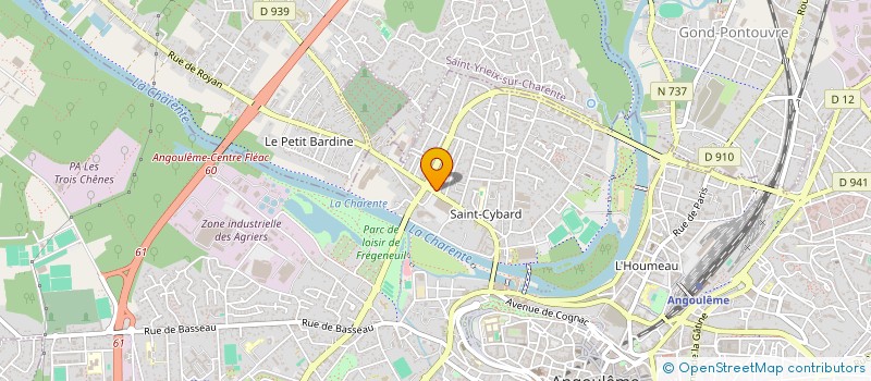 localisation de l'entreprise LYDIE à ANGOULEME