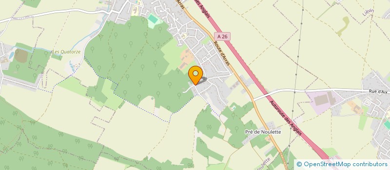 localisation de l'entreprise LYDIE  AIX-NOULETTE