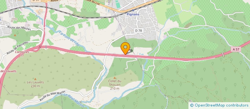 localisation de l'entreprise LYDIE A.T  CARNOULES