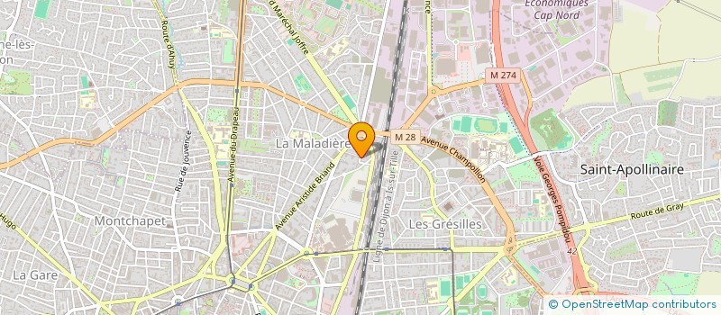 localisation de l'entreprise LYDIE BERANGERE à DIJON