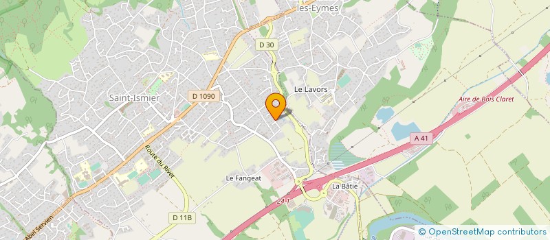 localisation de l'entreprise LYDIE BOSSUET CREATIONS  SAINT-ISMIER